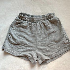 H&M Sweat Shorts Light Gray Melange | Size: XXS